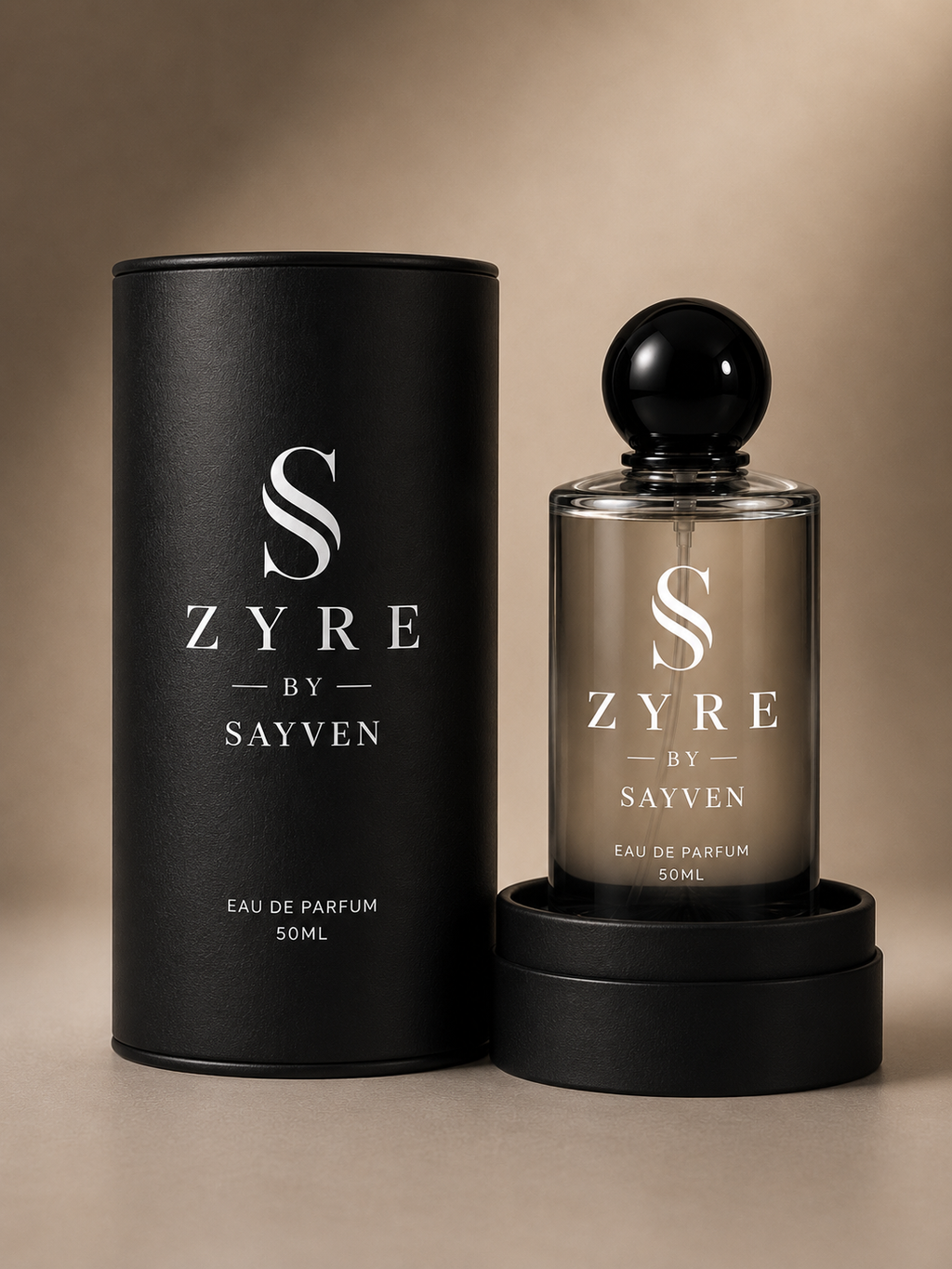 ZYRE — Eau de Parfum | A Refined Woody Fragrance by SAYVEN